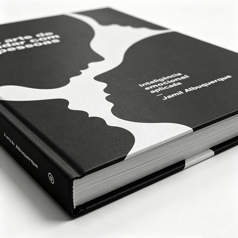 Custom Premium Black White print on demand Hardcover Book Printing