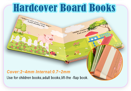 Children's hardcover board books printing