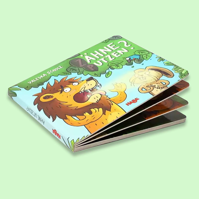 Custom Board Cardboard Books Printing Services for Children Babies