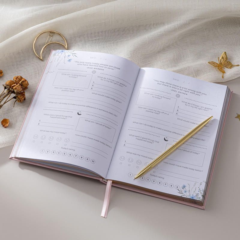 Custom Hardcover Notebook Printing with Gold Edges | Premium Corporate Journals