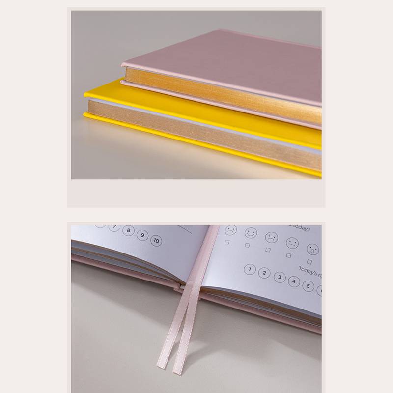 Custom Hardcover Notebook Printing with Gold Edges | Premium Corporate Journals