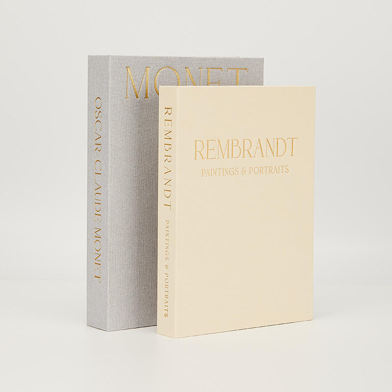 Custom Modern-Style Linen Hardcover Decorative Books