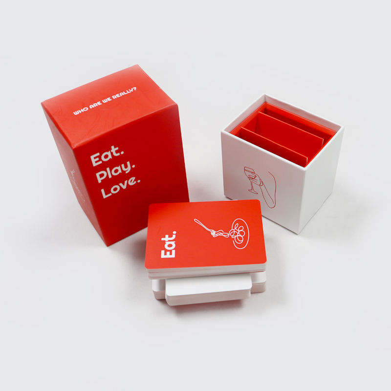 Custom Romantic Couple Conversation Cards Printing with Cases