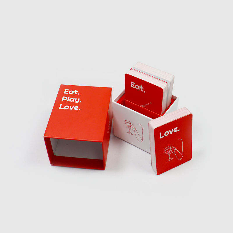 Custom Romantic Couple Conversation Cards Printing with Cases
