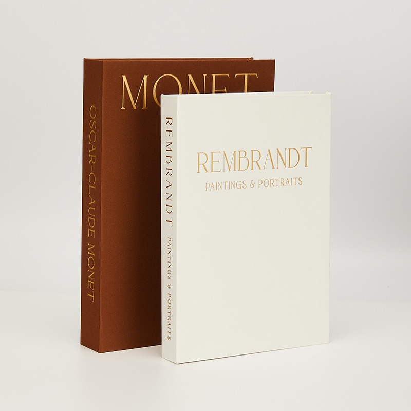 Luxury Linen Cover Decorative Books Set