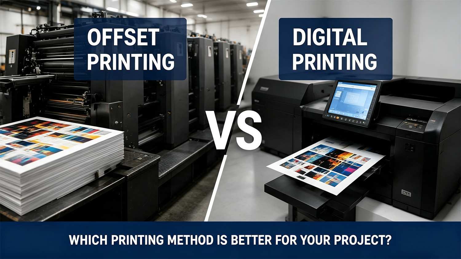 Offset Printing VS Digital Printing: Which Printing Method Is Better for Your Project?