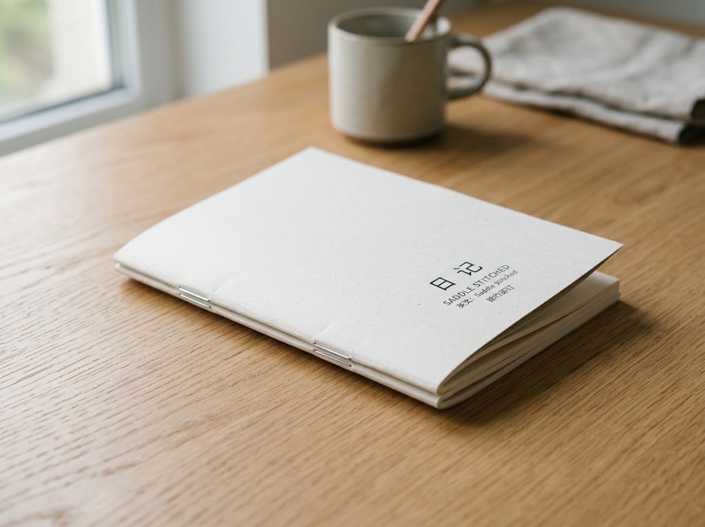 Saddle-stitch binding