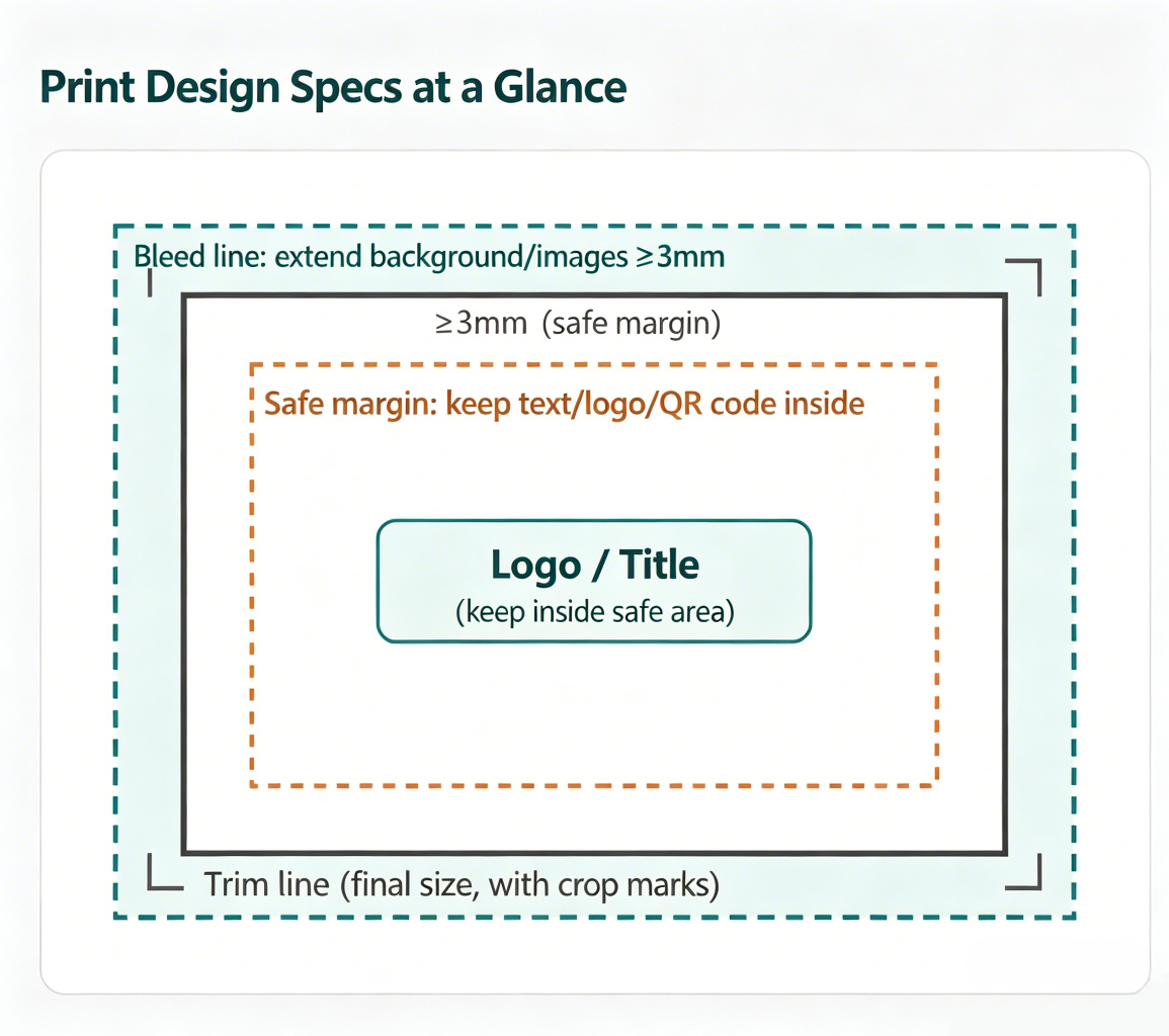 Print Design Specs at a Glance Print Design Specs at a Glance