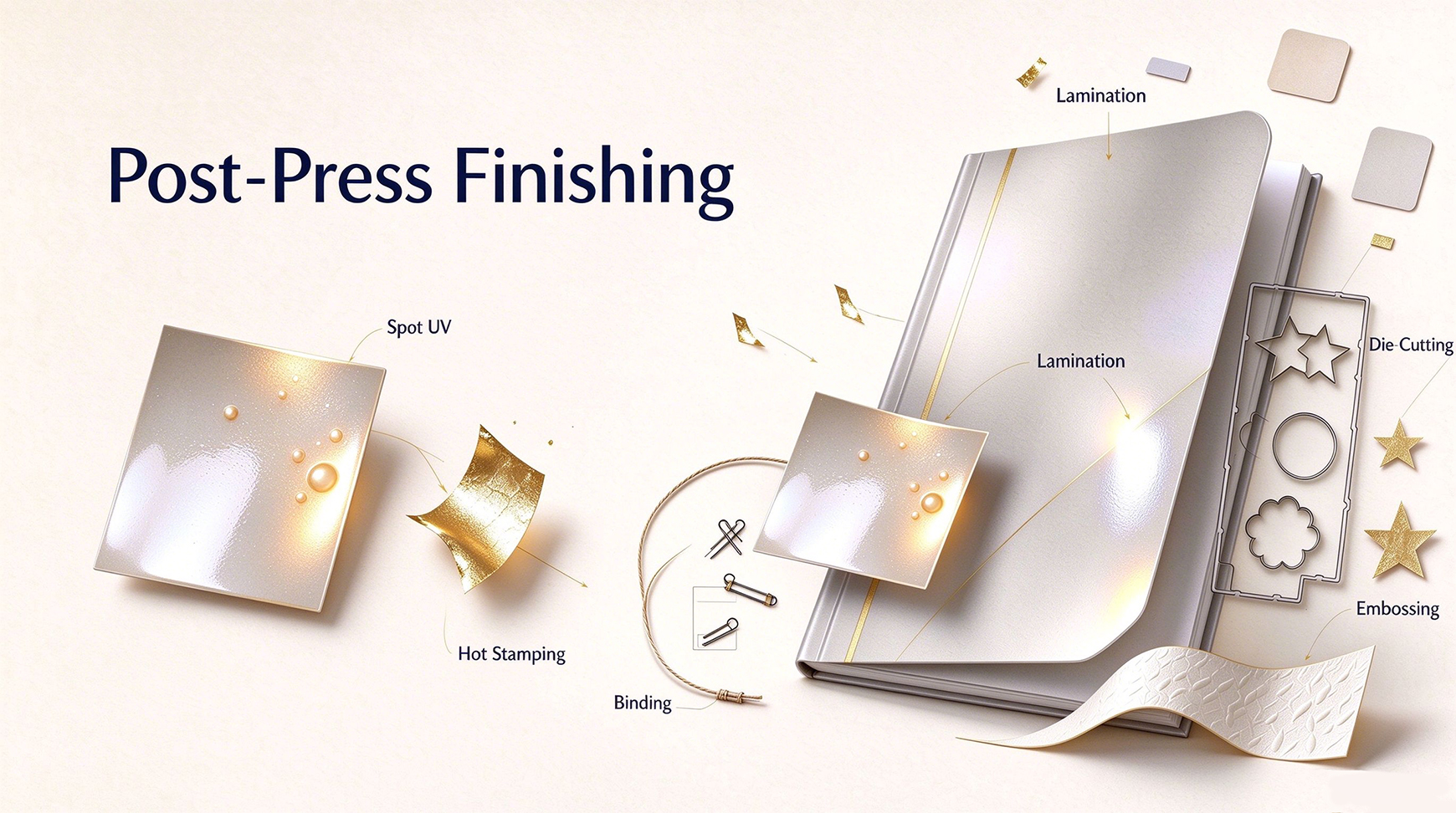 Post-Press Finishing for Custom Printing: The Final Step to Give Printed Materials a 