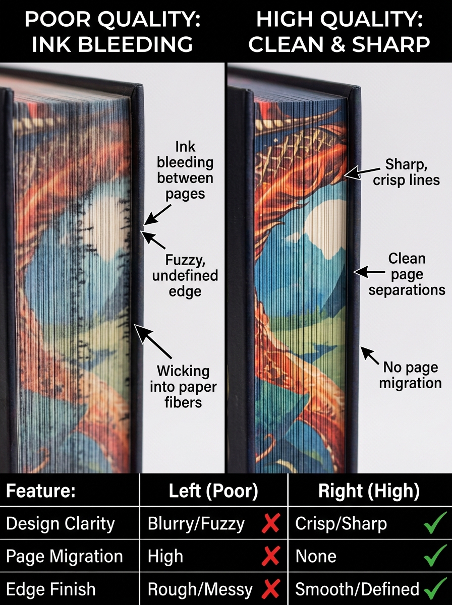 Paper Ink Bleed Comparison + Document Bleed Paper Ink Bleed Comparison + Document Bleed